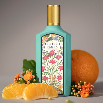 Gucci Flora Gorgeous Jasmine Eau de Parfum for Women – Floral Fragrance with Jasmine, Sandalwood & Benzoin
