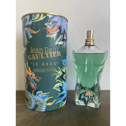 Jean Paul Gaultier Le Beau Paradise Garden EDP 4.2 oz for Men – Green Aquatic Fragrance with Coconut, Fig & Mint