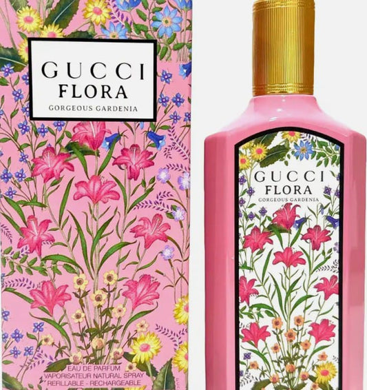 Gucci Flora Gorgeous Gardenia EDP for Women – Luxury Floral Perfume with Gardenia, Frangipani, Patchouli & Brown Sugar