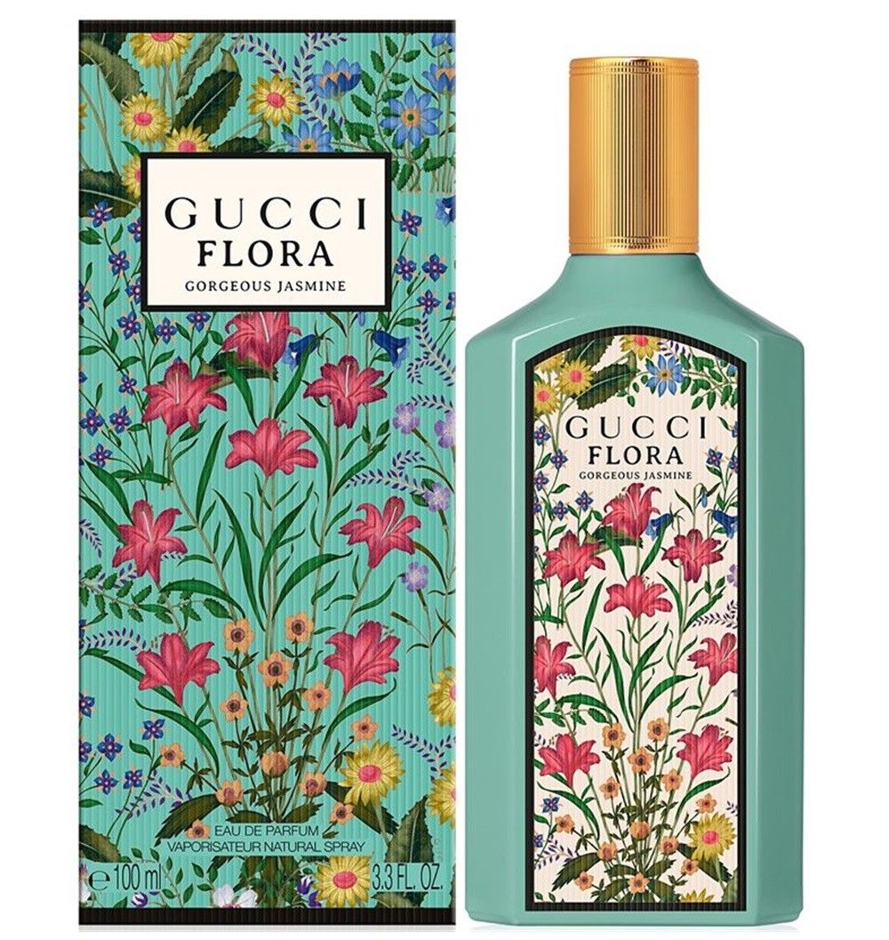 Gucci Flora Gorgeous Jasmine Eau de Parfum for Women – Floral Fragrance with Jasmine, Sandalwood & Benzoin