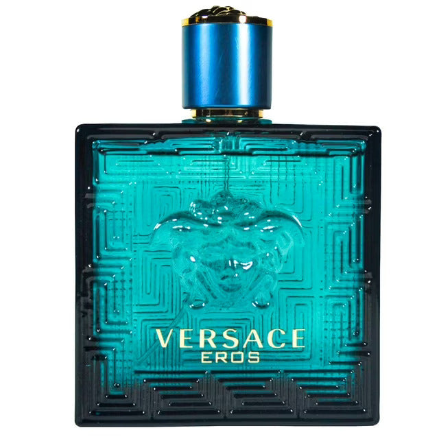 Versace Eros Eau de Toilette for Men – Luxury Men’s Fragrance with Lemon, Green Apple, Mint, Tonka Bean, Cedarwood & Vanilla