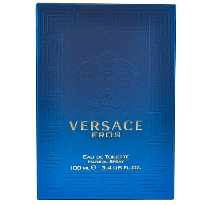 Versace Eros Eau de Toilette for Men – Luxury Men’s Fragrance with Lemon, Green Apple, Mint, Tonka Bean, Cedarwood & Vanilla